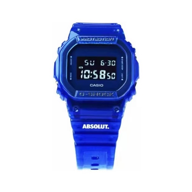 CASIO G-SHOCK [Original] ABSOLUT Classic Small Square Sports Watch Blue ...