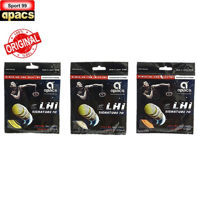 Apacs LHI Signature 70 ( Thickness 0.70 mm) Badminton String(1pcs ...