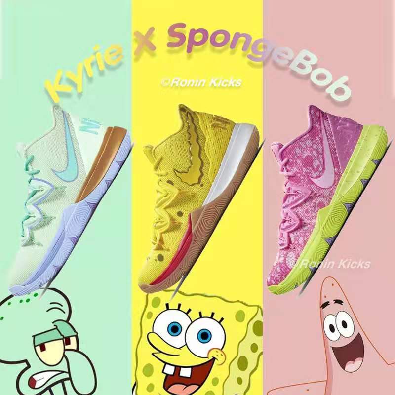 Nike KYRIE 5 x Spongebob Patrick Star Squidward basketball shoes CLASS ...