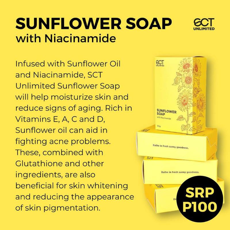 Skin Can Tell Unlimited Sunflower Soap | Shopee Philippines