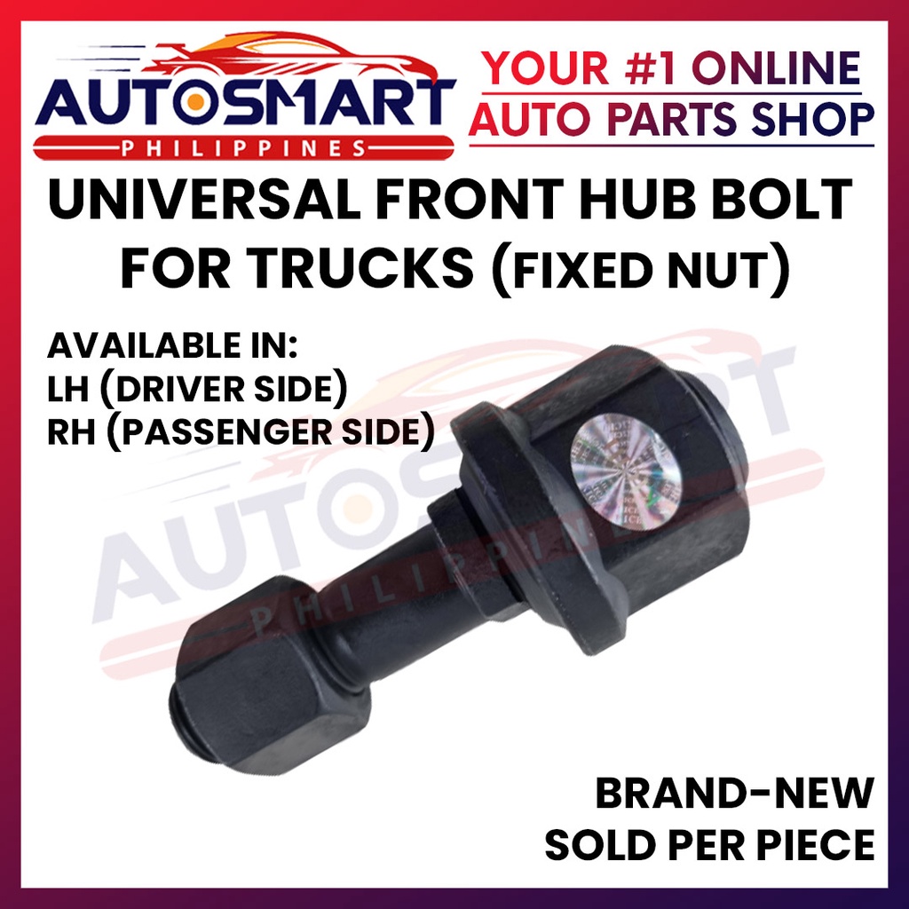 Universal Hub Bolt for Trucks (Fixed Nut) Shopee Philippines