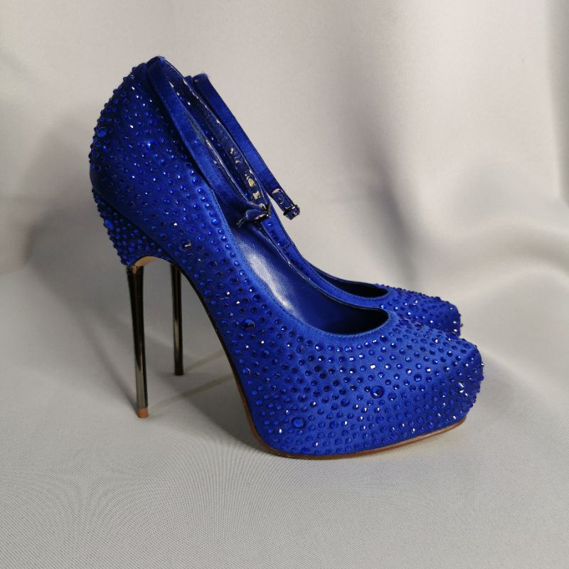 Aldo royal hot sale blue heels