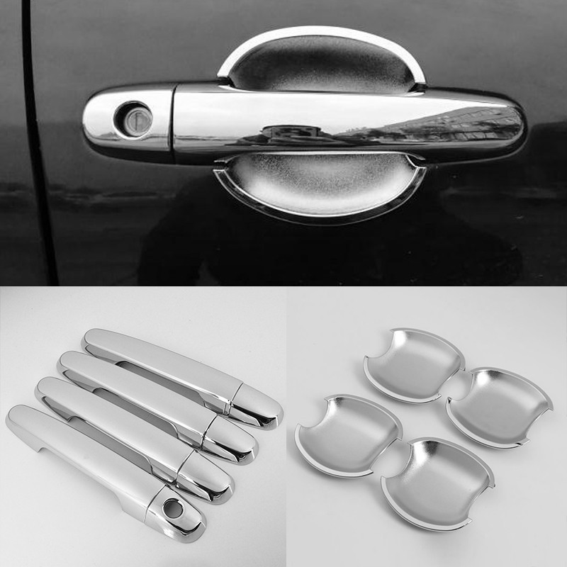 Buy Wholesale China Customized 4pcs Chrome Silver Car Door Handle Exterior  Car Door Handle Protector For Ford Edge & Car Door Handle at USD 2.1