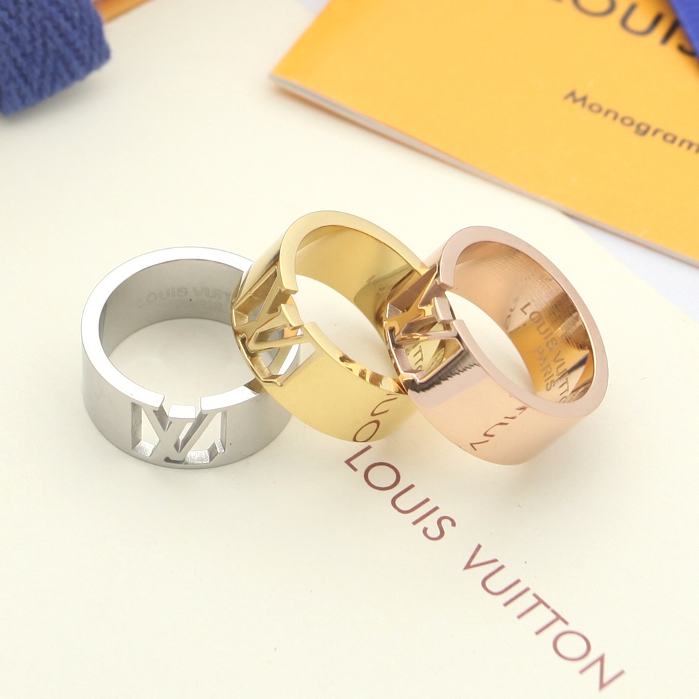 Louis Vuitton Burg Monogram Bold Ring mens accessories