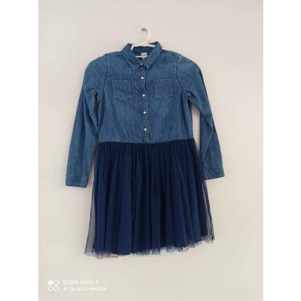 Oshkosh denim tulle dress | Shopee Philippines