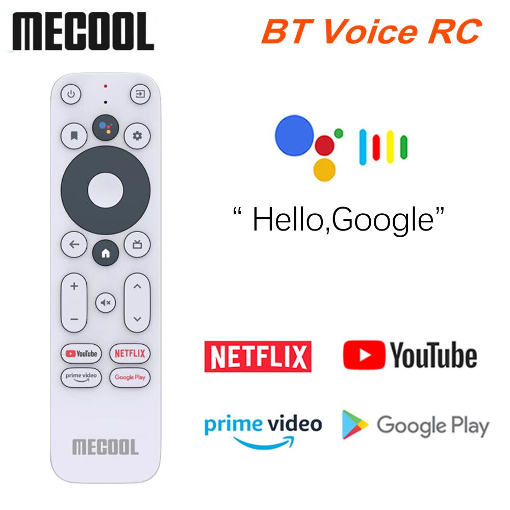 Original Mecool KM2 Voice Remote Control Replacement for KM2 Google Netflix Certified Voice