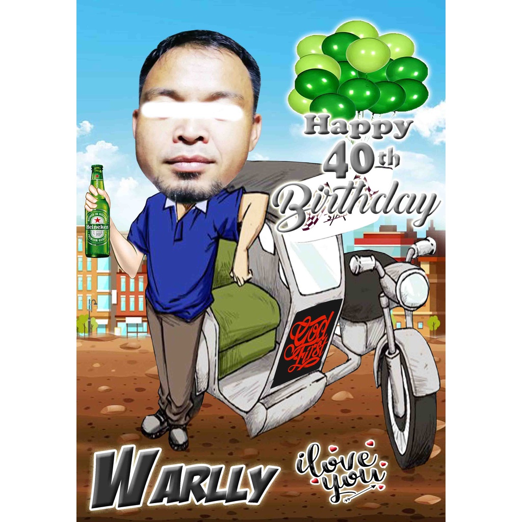 CAKE TOPPERTricycle driver/Pasada Shopee Philippines