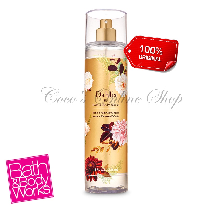 BEST SELLER Original Bath and Body Works DAHLIA Fine Fragrance Mist - 236mL  NEW RELEASE SCENT