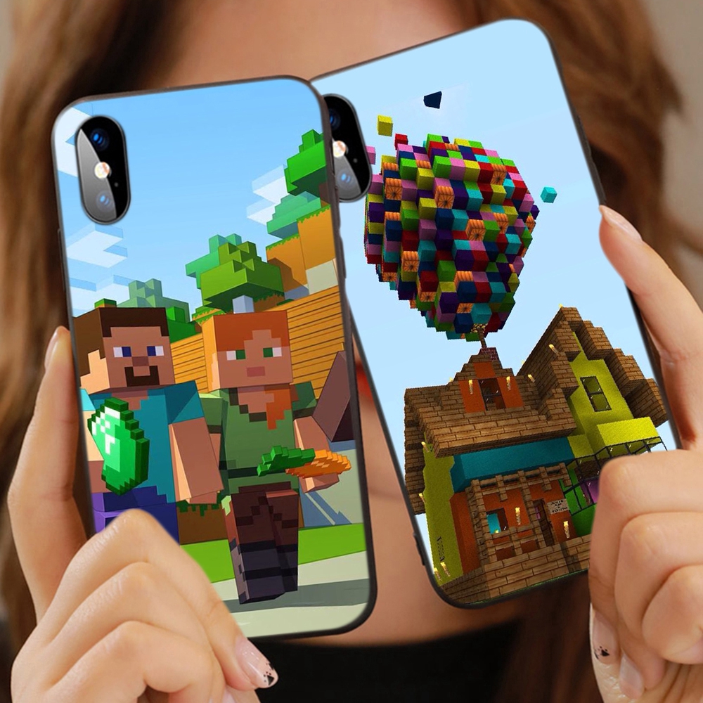 Minecraft iPhone 6 6s 7 8 Plus X Xr Xs 11 Pro Max SE 2020 Soft Case |  Shopee Philippines