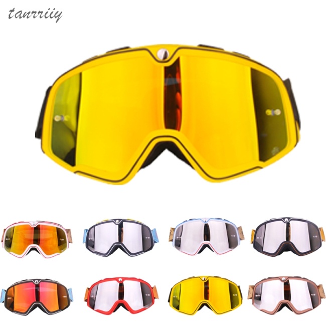 TN Motorbike Outdoor Sport Goggle Retro Style Motorcycle Goggles Ski