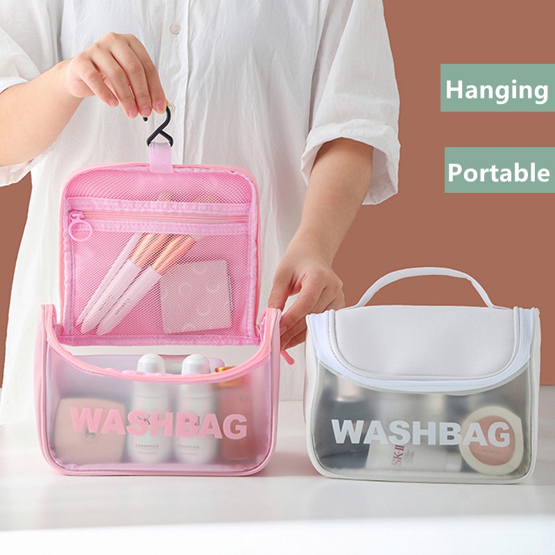 Hanging Travel Organizer Waterproof Toiletry Bag Korean Fashion