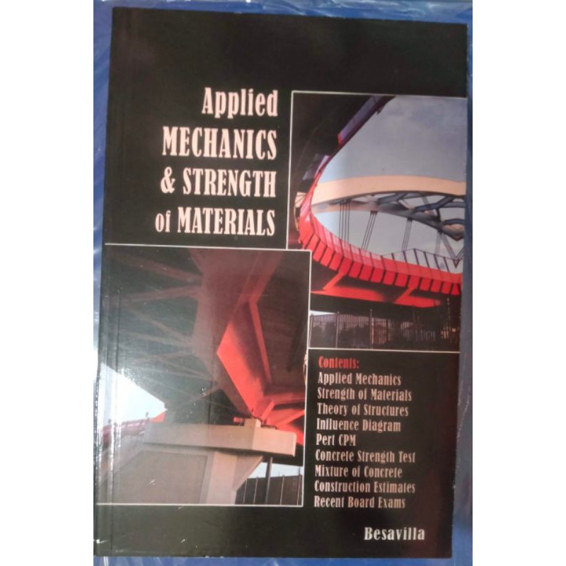 APPLIED MECHANICS & STRENGTH of MATERIALS by besavilla Shopee Philippines
