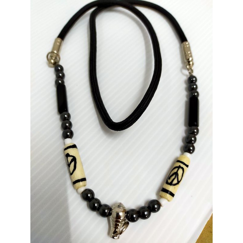 Amulet nylon Black Ore Rope, 3 Buckles.Size: Width:+-4MM Length:+-70CM ...