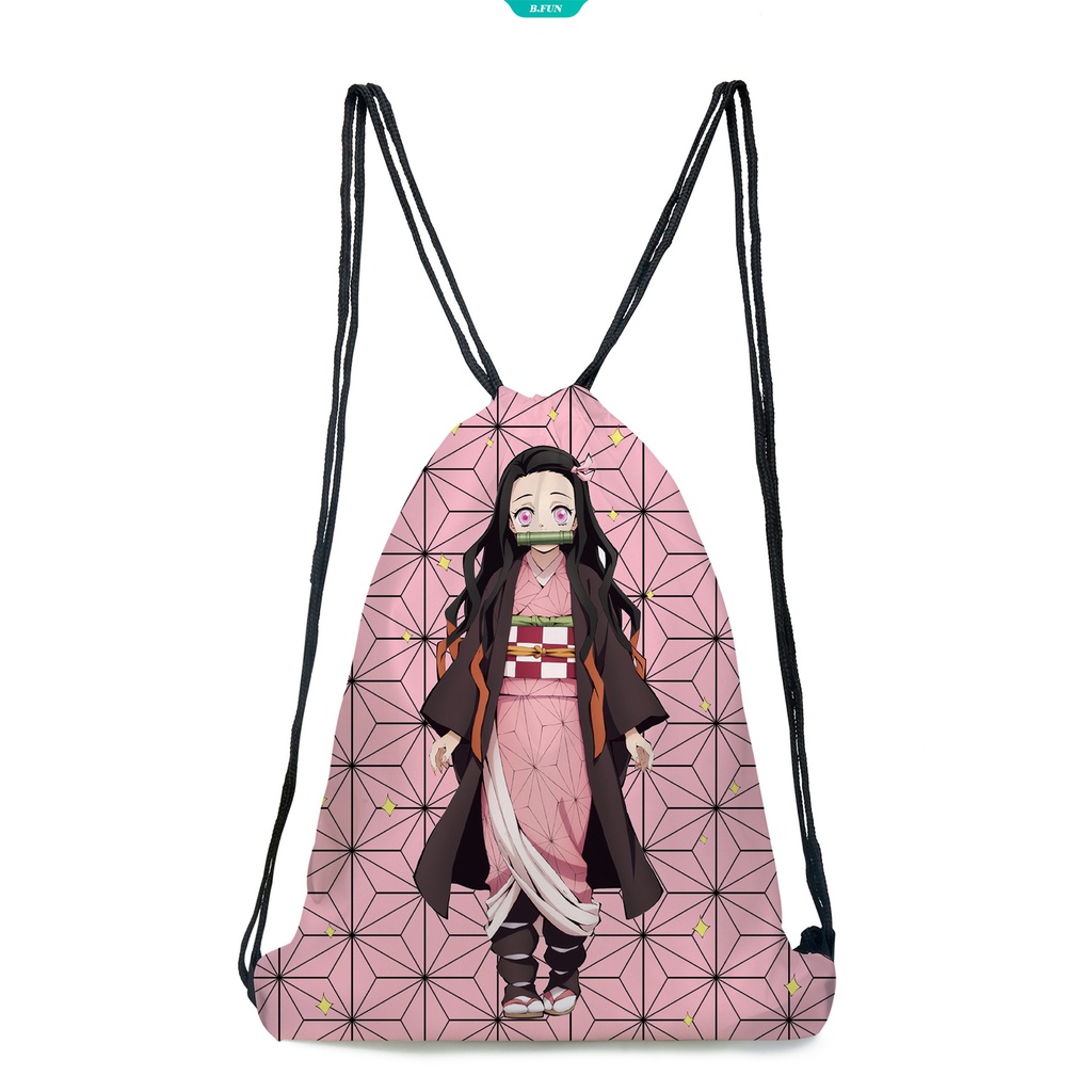 Anime Demon Slayer Kimetsu No Yaiba Tomioka Giyuu Drawstring Bag ...