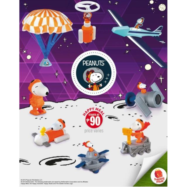 Mcdonalds best sale snoopy nasa