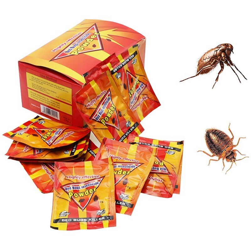 FUYU 15pcs Bed Bugs Insecticide Killing Bed Fleas Lice Bait Drugs