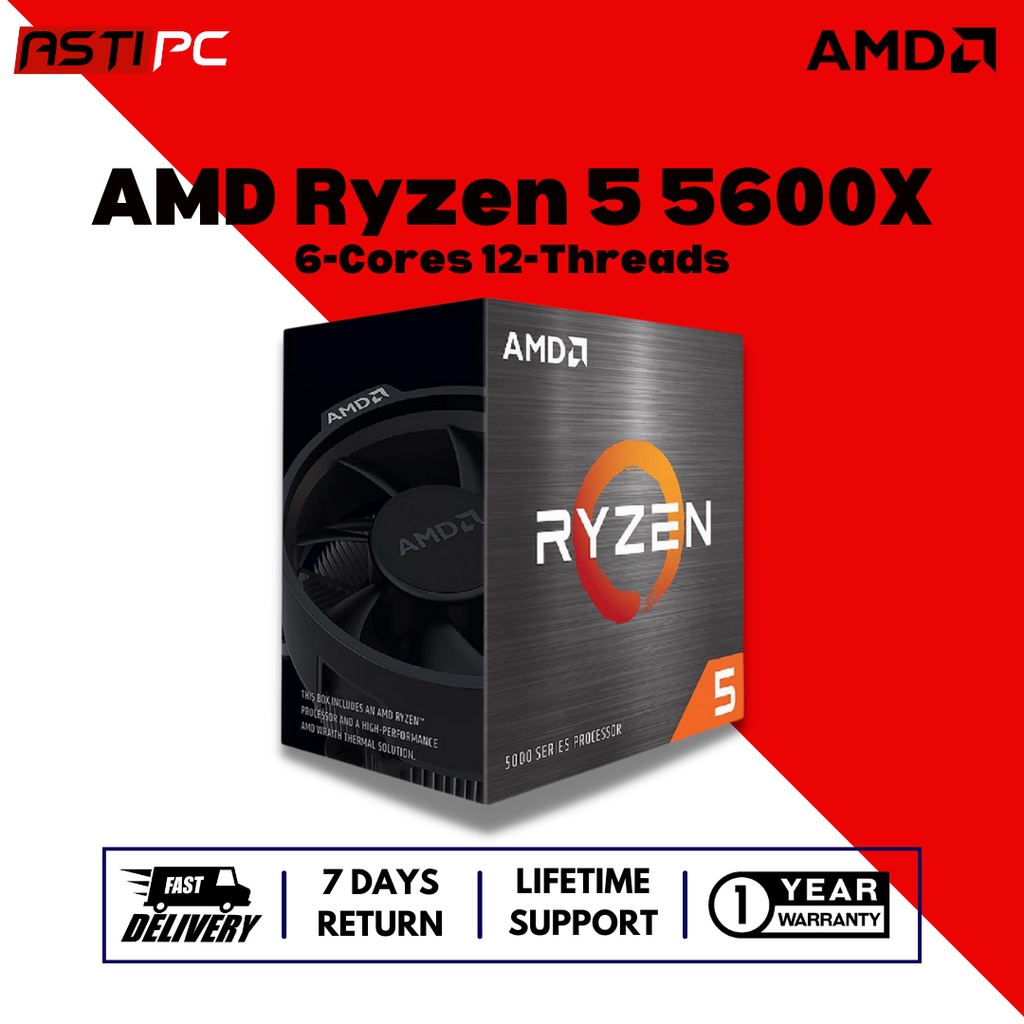 AMD Ryzen 5600X 6-Cores 12-Threads Desktop Processor Shopee Philippines