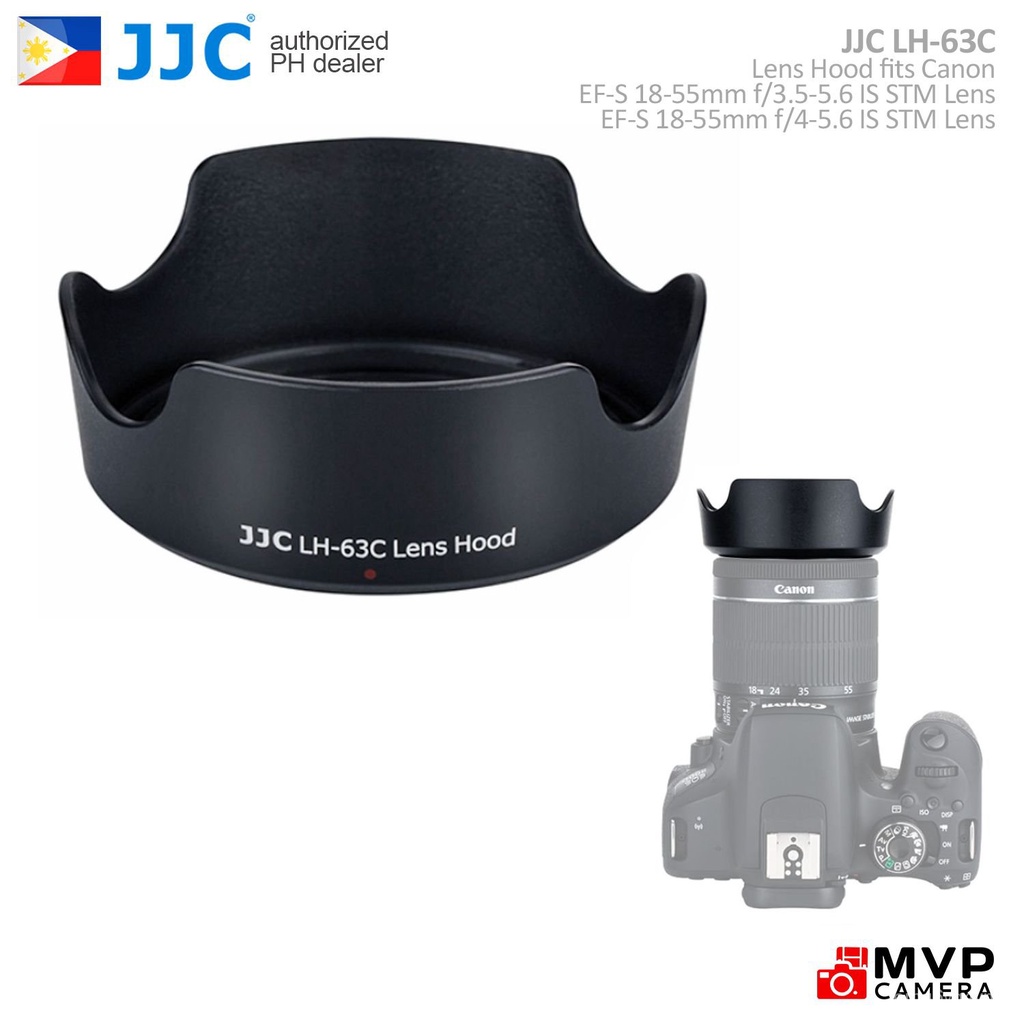 JJC LH63C Petal Lens Hood for Canon EFS 1855mm f3.55.6 IS