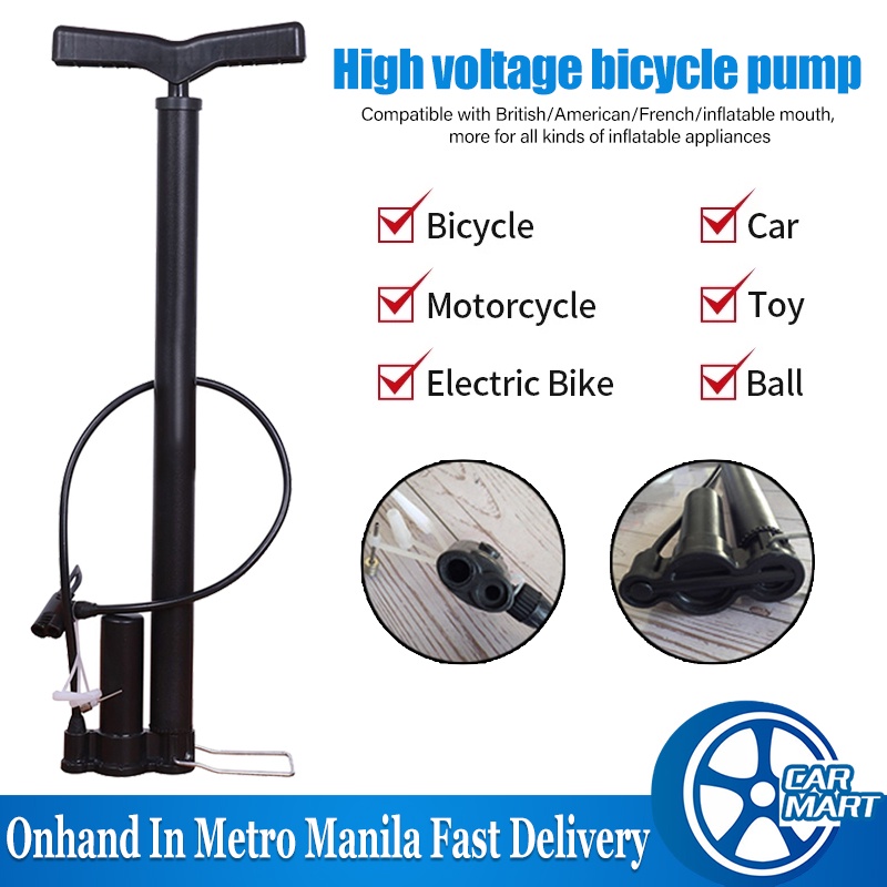Air Pump For Bike HighPressure Pump Bicycle Pneumatic Pump General