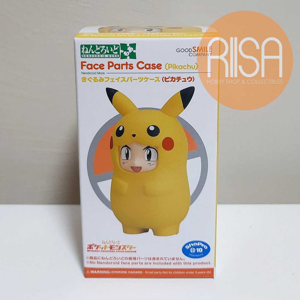 Nendoroid More: Pokémon Face Parts Case (Pikachu) [ authentic