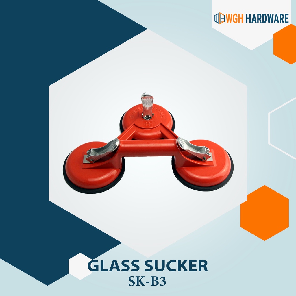 WGH Glass Sucker B Series (50KG/100KG/150KG) Aluminum Body Tile Holder ...