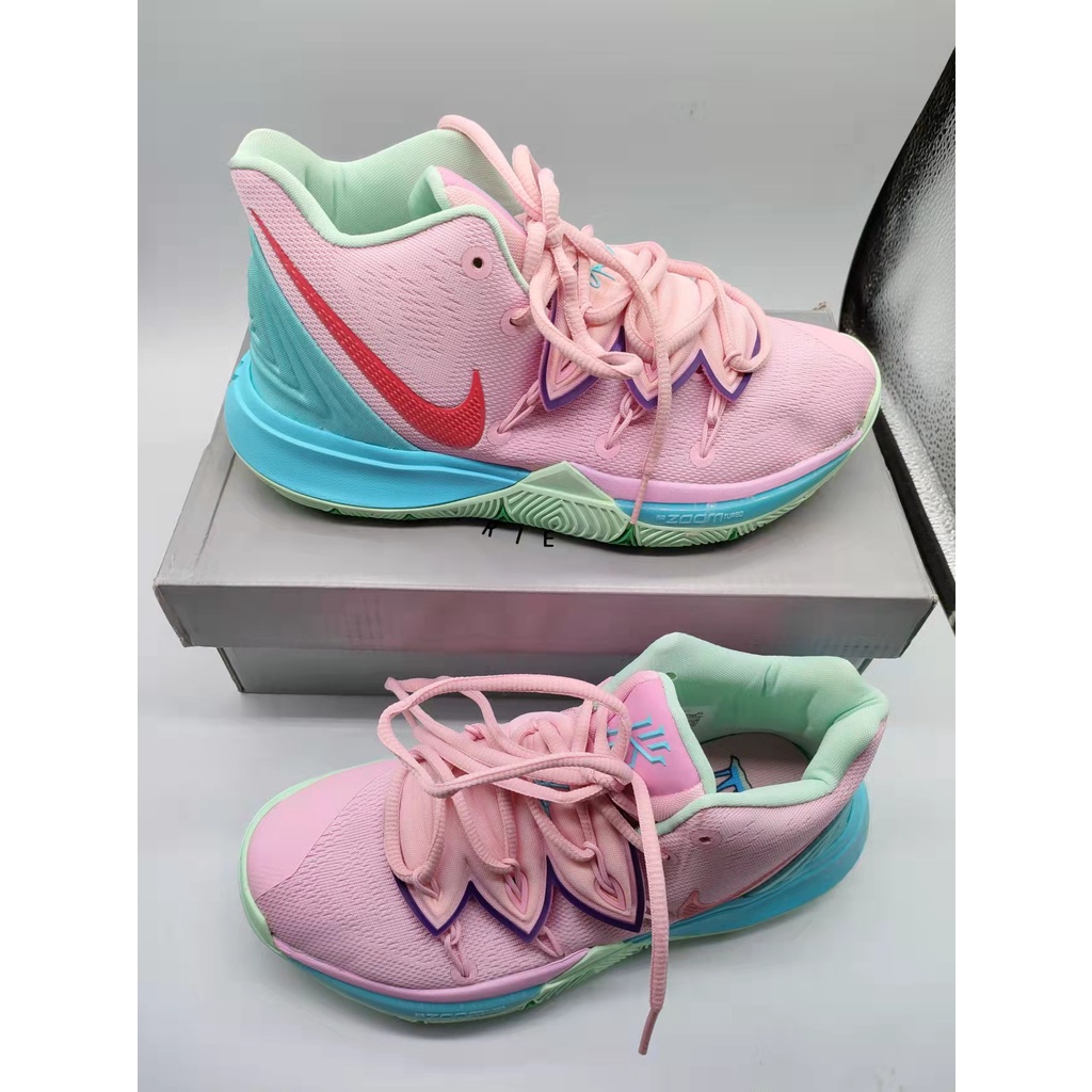 Kyrie 5 basketball shoes Spongebob X gary for woman sneakers with box Shopee Philippines