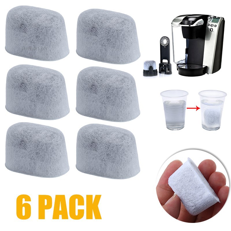 6 Pack Charcoal Water Filters For Breville Espresso & Coffee Makers ...