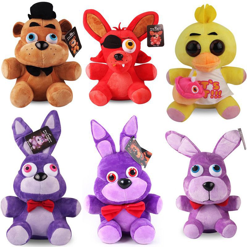 FNAF Five Nights at Freddy's Sanshee Plushie Toy 7 Plush Bear/Foxy Gift