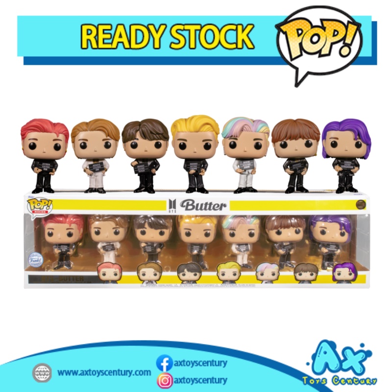 Funko Pop! BTS - BTS Butter Pop! 7-Pack | Shopee Philippines