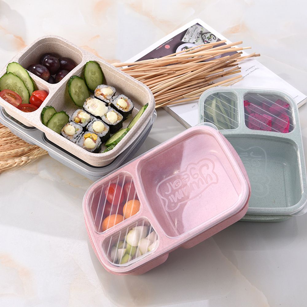 Styro Food Pack ContainerNeat Wheat Straw Lunch Box Food Container ...