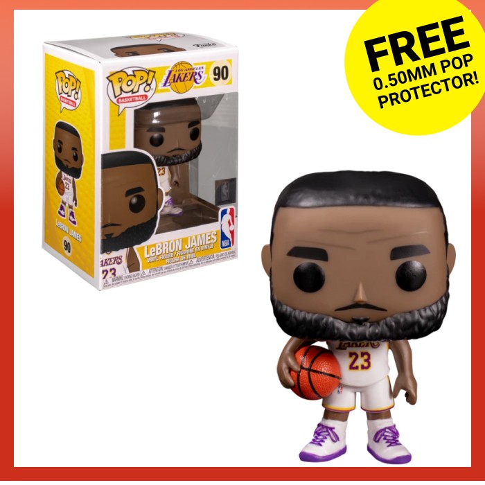 NBA Los Angeles Lakers LeBron James 90 Funko POP Vinyl Figure