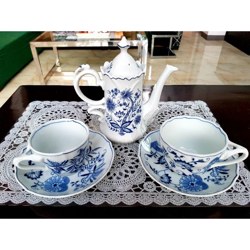 Demain Italy x blue danube tea set | Shopee Philippines