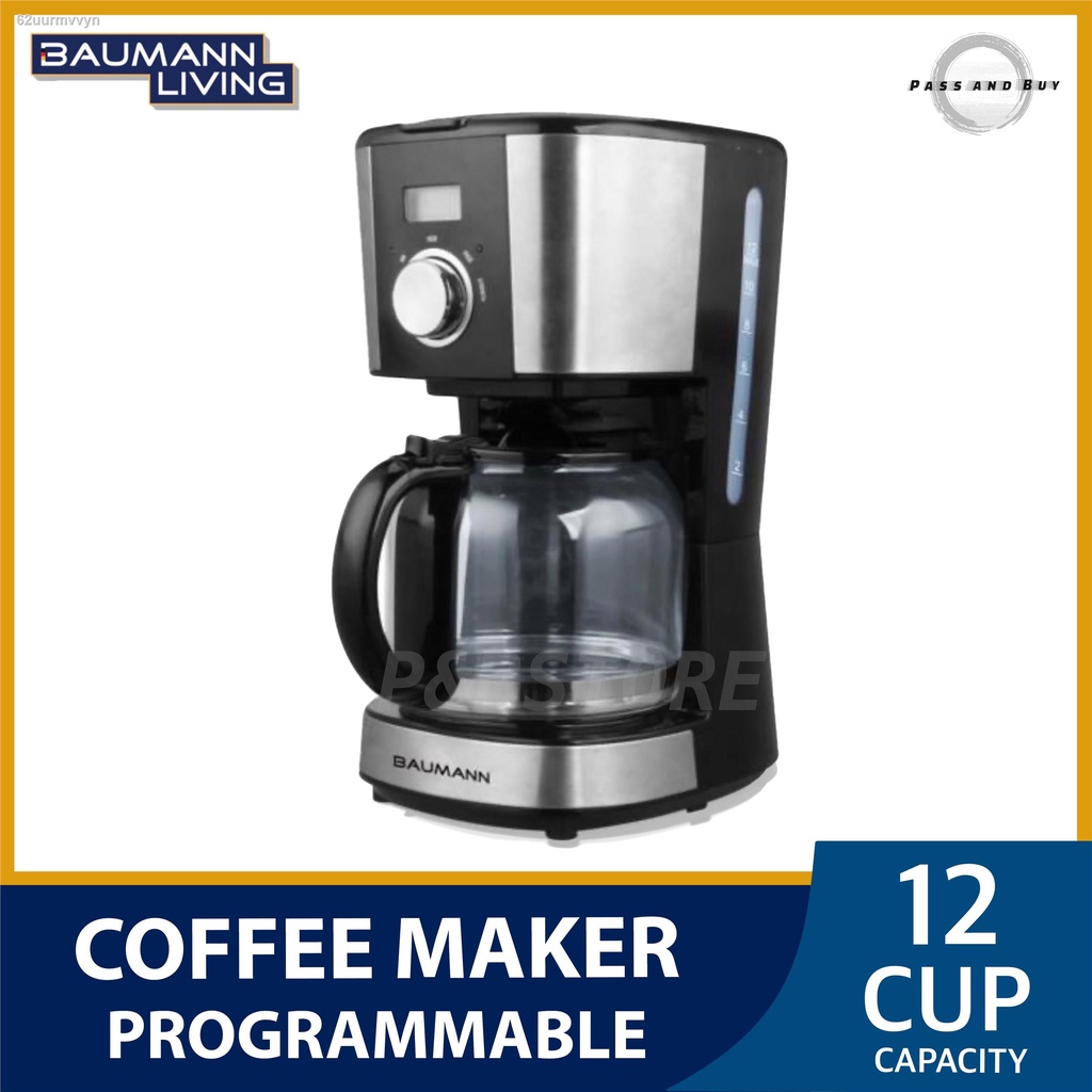 coffee maker Baumann 12Cup / 5Cup Programmable Coffee Maker Machine