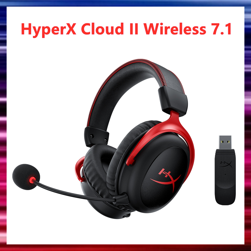 Kingstong HYPERX Cloud II Wireless Gaming Headphone 7.1 Surround