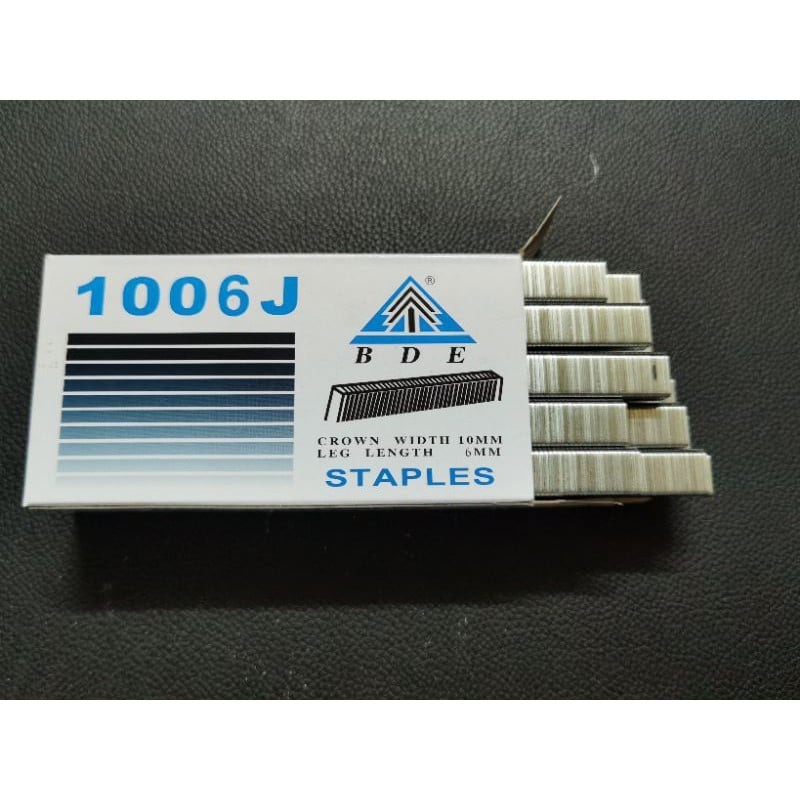 staple wire 1006J WIDTH 10MM LEG LENGTH 6MM Shopee Philippines