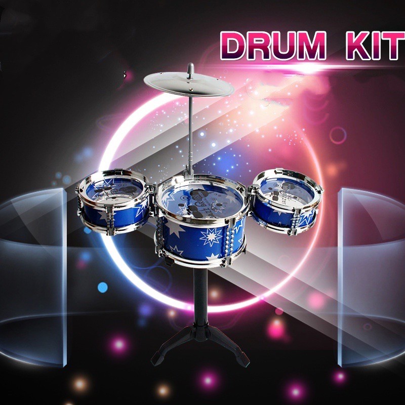MINI Drums Kit Simulation Jazz Percussion Music Instrument Toys for