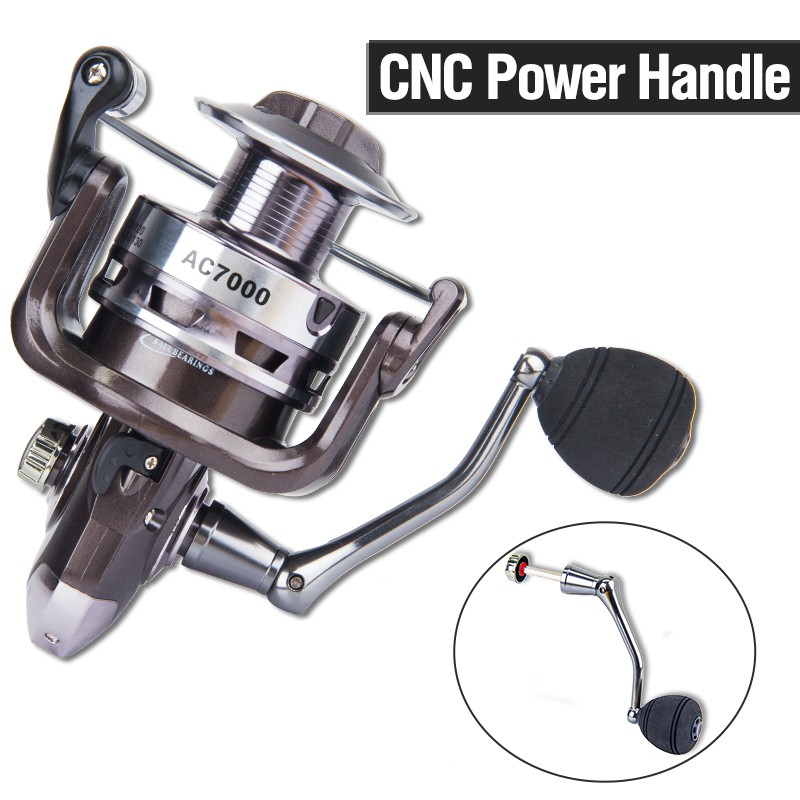 Aluminum Alloy Fishing Reel Knob Foldable CNC Power Handle Fishing