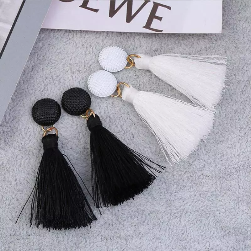 Women Hollow Leaf Drop Hook Earrings Multilayer Leaves Pendant