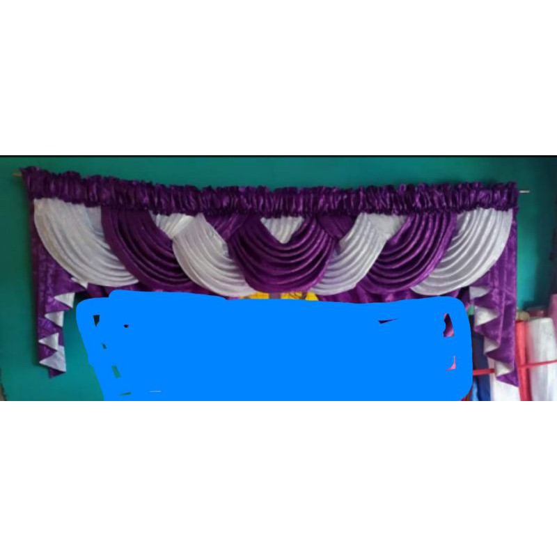 Silvian cloth 7 loops valance (size 120