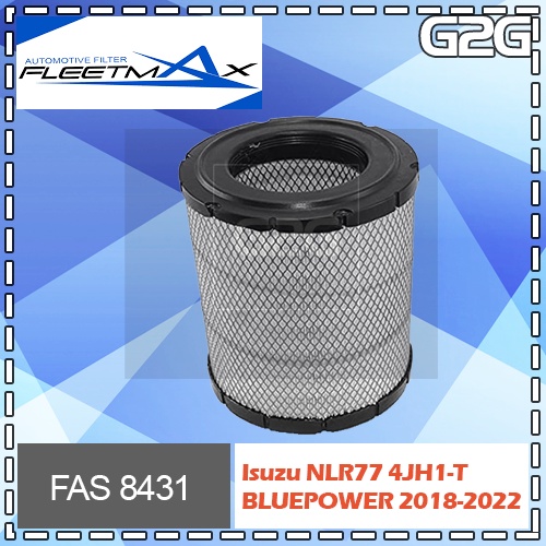Air Filter Fleetmax FAS 8431 Isuzu 4JH1-T BluePower 2018-2022 | Shopee ...