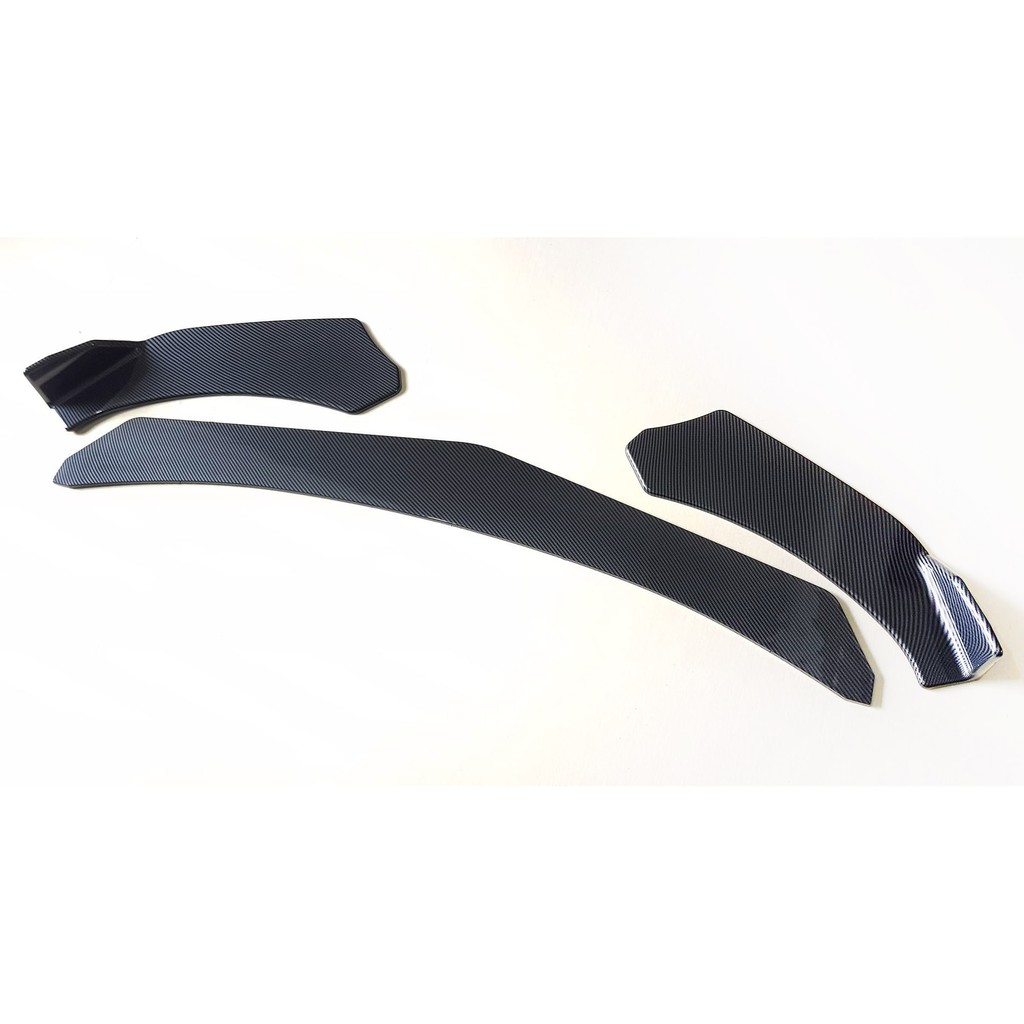 Universal Front Diffuser For Sedan Cars (Carbon) | Shopee Philippines