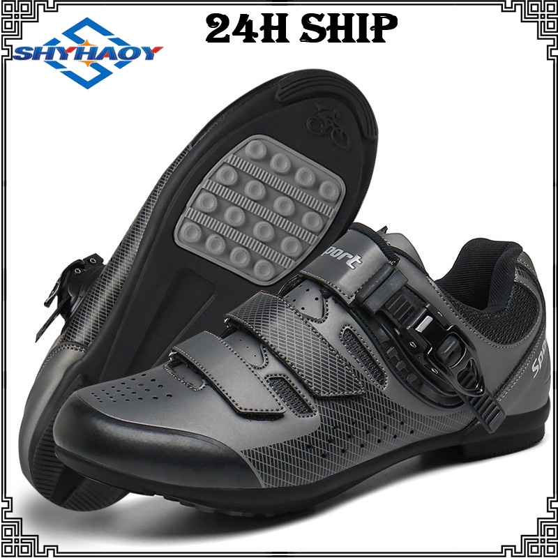 【SHYHAOY】Cycling Shoes Non Cleats Men Women Cleat Shoes Road Bike Mtb Bike  Shoes Rb Speed Bike Shoes Non Locking Roadbike Mountain Bike Shoes Without 
