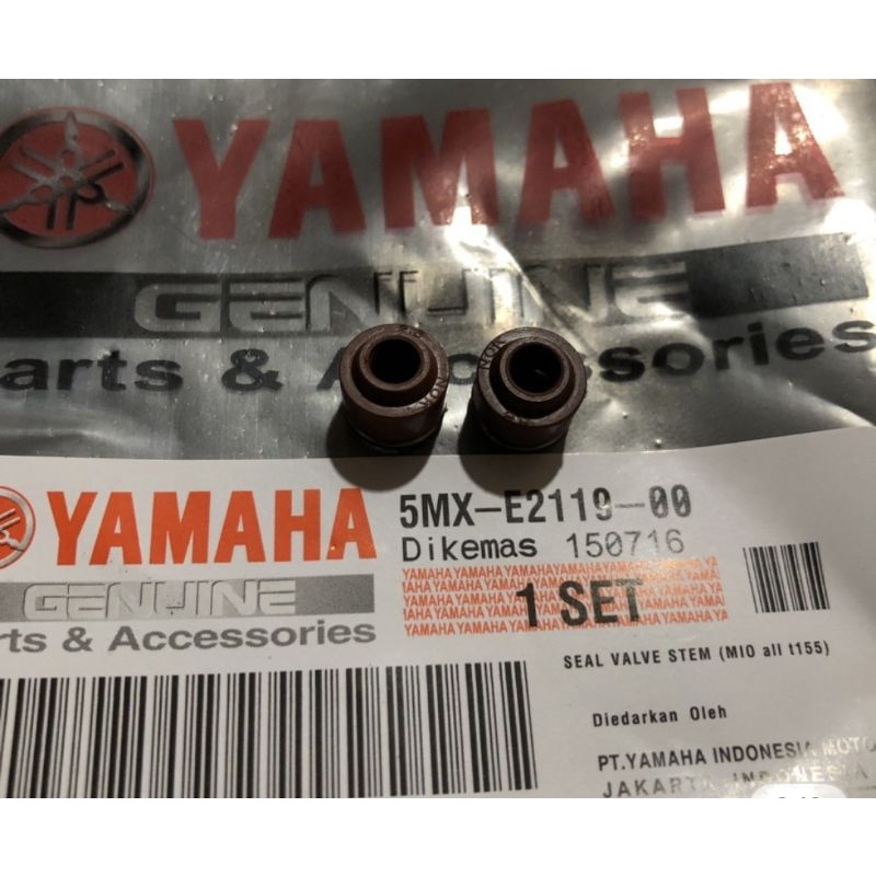 2pcs Yamaha Genuine Seal Valve Steam Mio Sporty, Mio Soul Mio Soulty