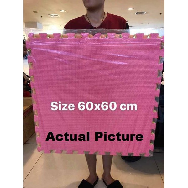 60x60 baby puzzle mats for kids 4 pcs set/assorted color playmat for