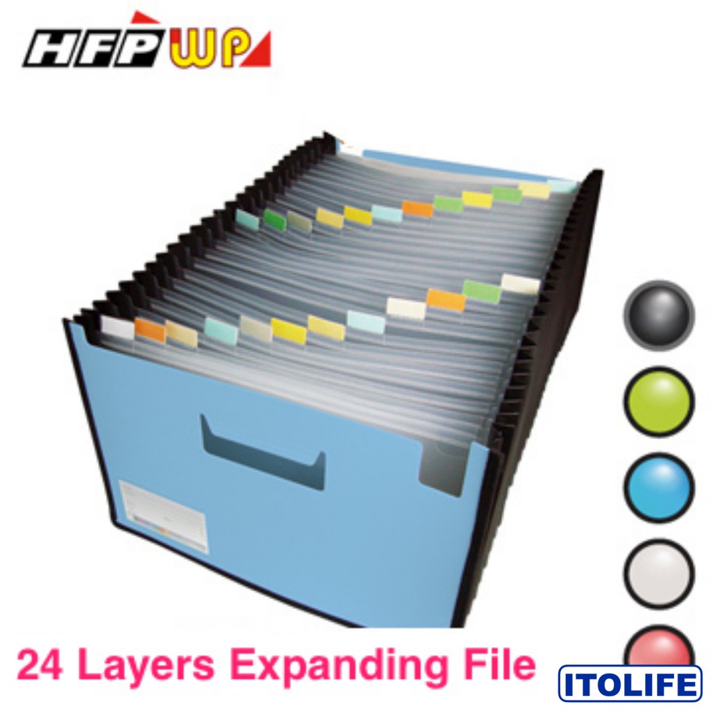 HFPWP Expanding Standing Folder (24 Pockets) | Shopee Philippines