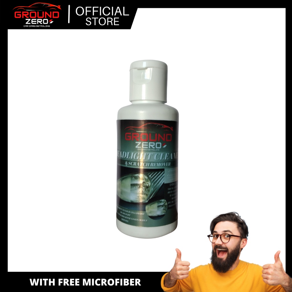 Ground Zero Headlight Cleaner and Scratch remover 60ML Shopee Philippines