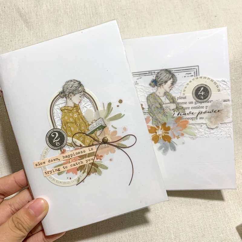 Handmade Camelily Book Decorated journal, Diary (size 15x10cm) | Shopee ...