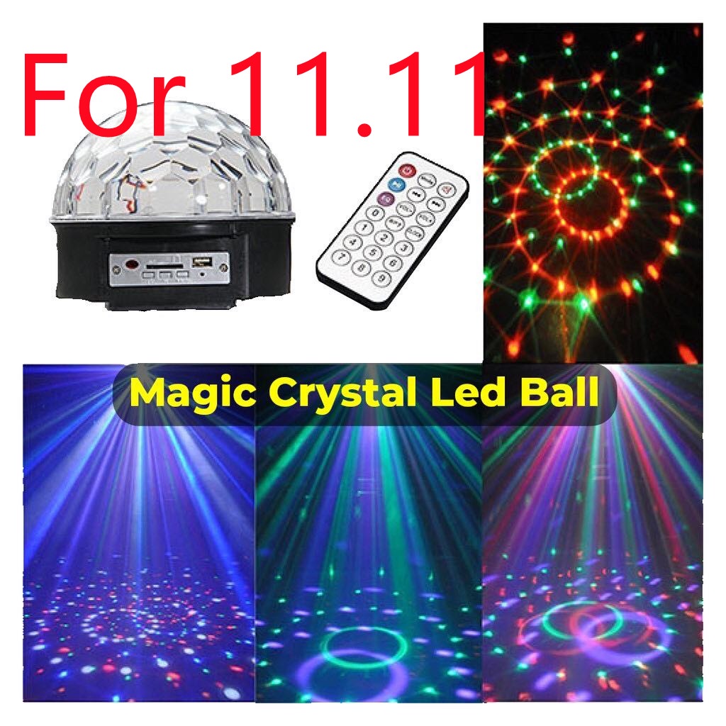 SELL! Magic Ball Light MP3 USB Speaker LED Disco Ball | Shopee Philippines