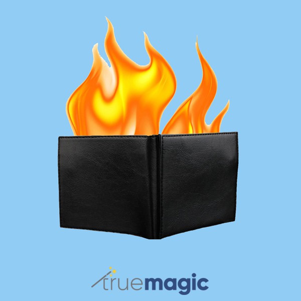 Fire Wallet Fire Wallet Fire Wallet (Magic Tool, Magic Wallet) | Shopee ...