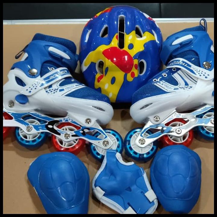 Fullset + Dekker Skates Inline Skates (Protective + Helmet) Shopee
